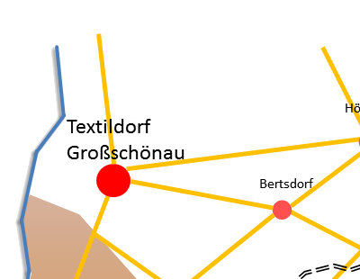 Karte Zittauer Gebirge Teil 1
